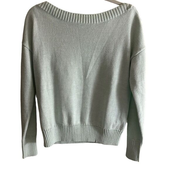Gap Light Mint Green Sweater Size Small Boatneck - Picture 1 of 12